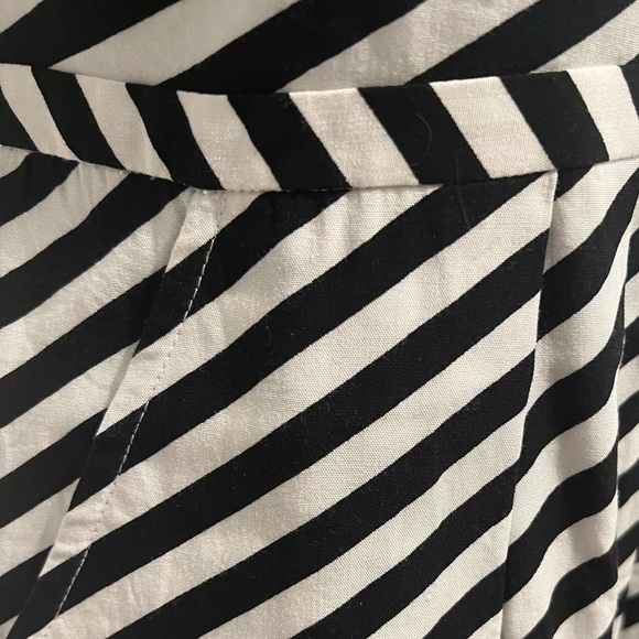 J. Crew B&W Striped Romper - Picture 4 of 6